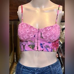 Free people crop top M